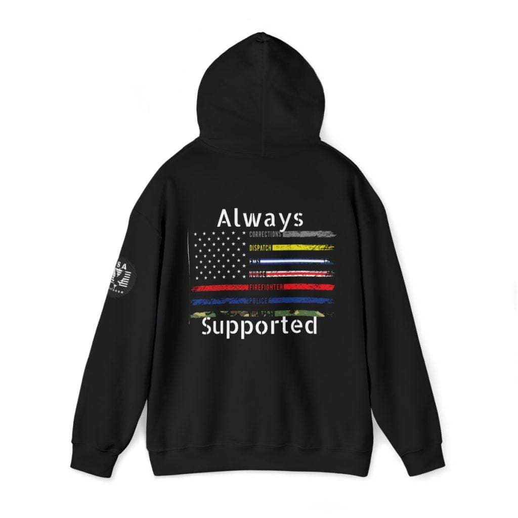 S.A. Self Defense Always Supported charity hoody