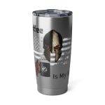 S.A. Self Defense Coffee is my war paint tumbler
