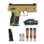 Byrna SD Tan from S.A. Self Defesne with laser light sight best price