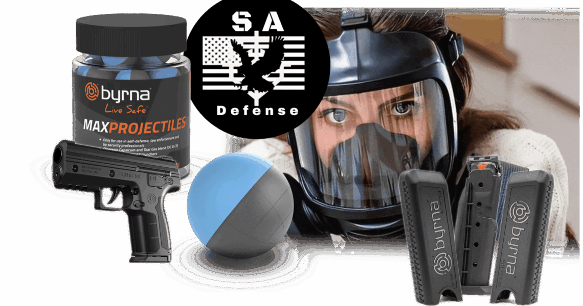 S.A. Self Defense sells Byrna products and accessories at the best price