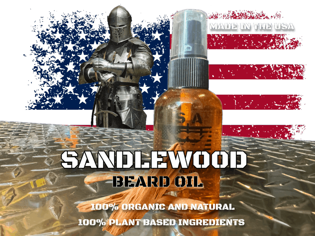 S.A. Self Defense Sandlewood scent Beard Oil all Natural and Organic