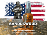S.A. Self Defense Sandlewood scent Beard Oil all Natural and Organic