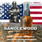 S.A. Self Defense Beard Oil (Sandlewood scent)