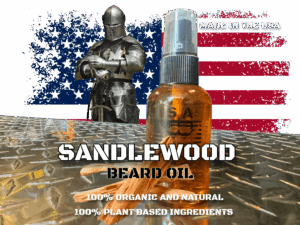 S.A. Self Defense Sandlewood scent Beard Oil all Natural and Organic