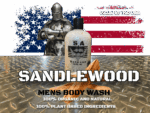 S.A. Self Defense Sandlewood scent Body Wash all Natural and Organic