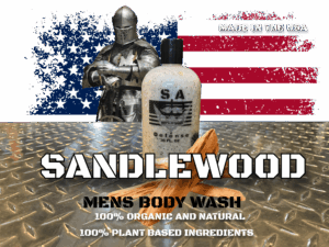 S.A. Self Defense Sandlewood scent Body Wash all Natural and Organic