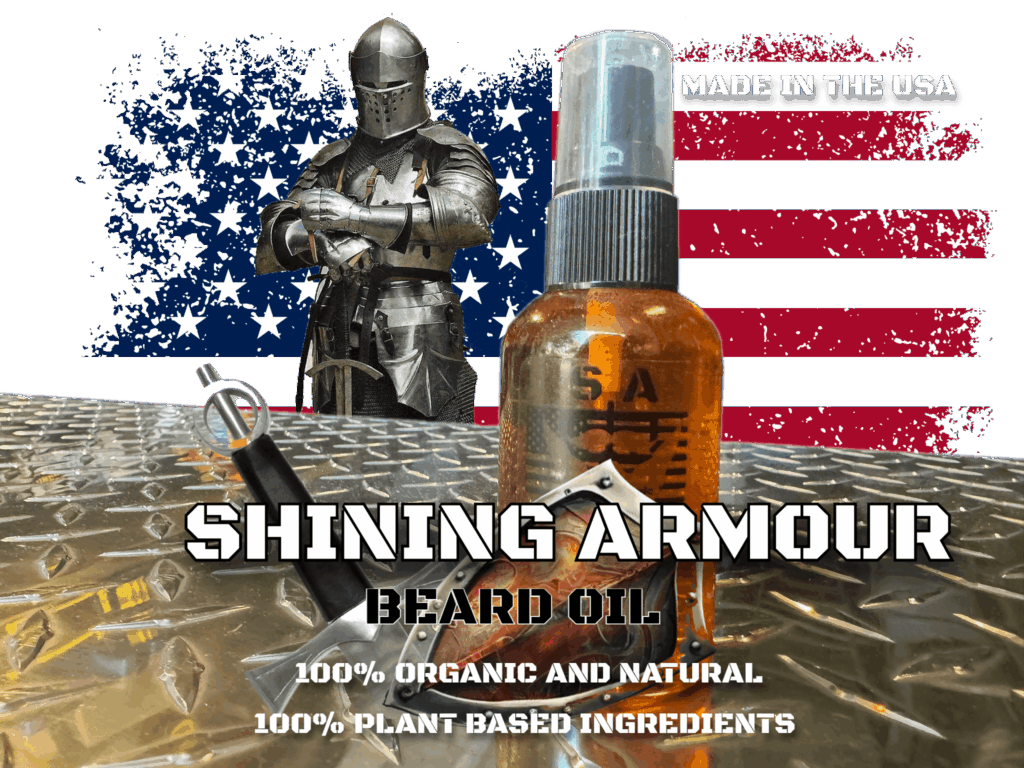 S.A. Self Defense Shining Armour scent Beard Oil all Natural and Organic