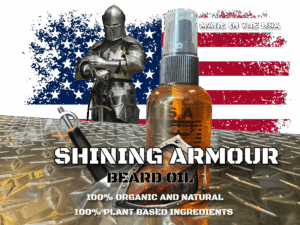 S.A. Self Defense Shining Armour scent Beard Oil all Natural and Organic