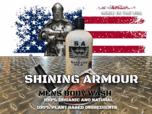 S.A. Self Defense Shining Armour scent Body Wash all Natural and Organic body wash