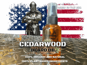 S.A. Self Defense cedarwood scent Beard Oil all Natural and Organic