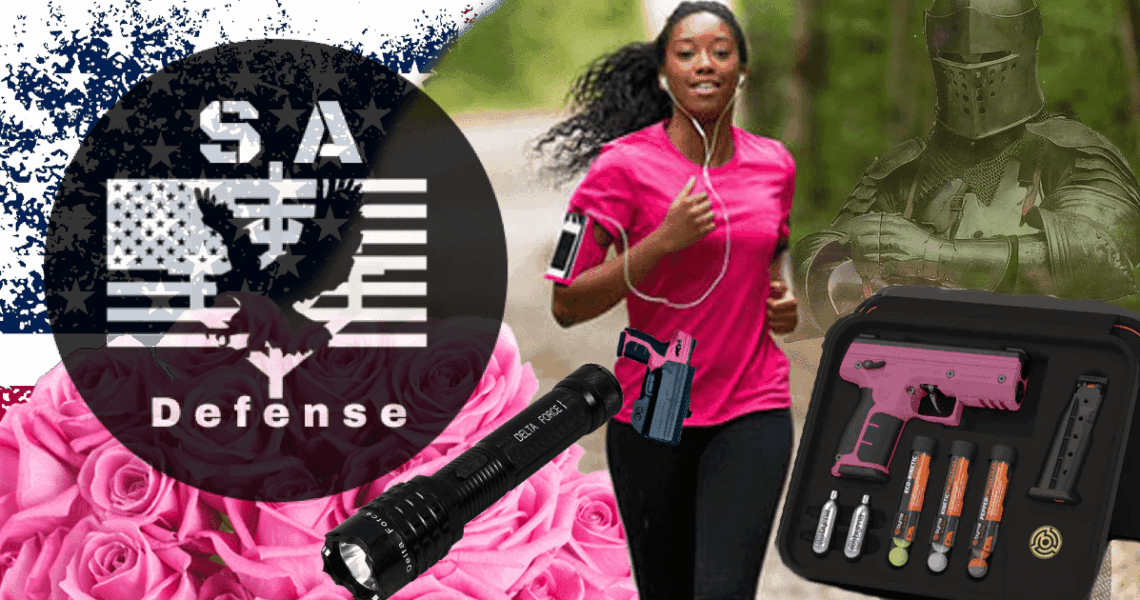 S.A. Self Defense happy Mothersday with a Sale on The Pink Byrna SD and stun gun this week only