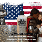 S.A. Self Defense Body Wash 100% Plant based, Natural & Organic King & Queen Bundle