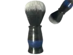 Barber Shaving brush Epoxy Heros Blue Line with 22mm tuxedo knot