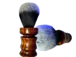 S.A. Self Defense Barber Braber Shaving brush cedar handle with tuxedo brush
