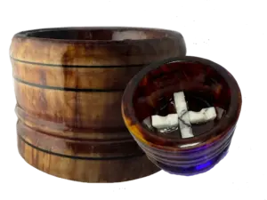 S.A. Self Defense Barber shaving stand show shaving bowl and shaving brush set