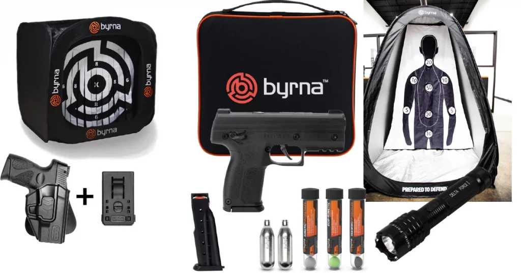 Byrna SD Starter Training Bundle with targets