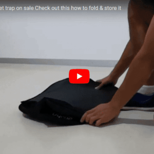 Byrna foldable target trap  how to fold & store it Video