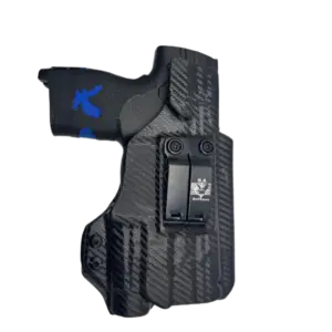 S.A. Self Defense OWB Holster with S.A. Self Defense 1500 laser light for Byrna LE