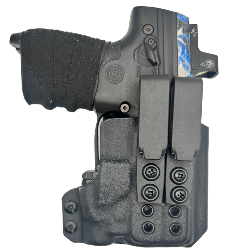 S.A. Self Defense Kydex holster fits Byrna SD with S,A, Self Defense mini 1300 laser