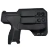 S.A. Self Defense Holster fits Byrna CL with Crimson Trace laser with byrna cl in front