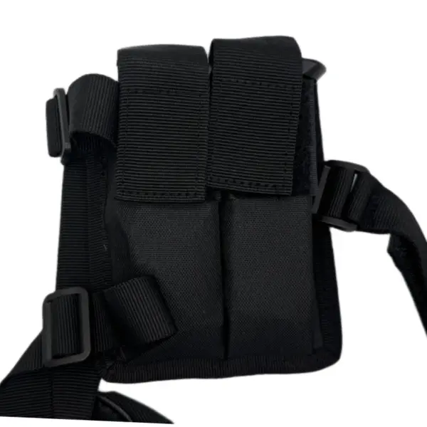 S.A. Self Defense Shoulder Holster for byrna cl and Byrna SD 2 magazine holster view closed