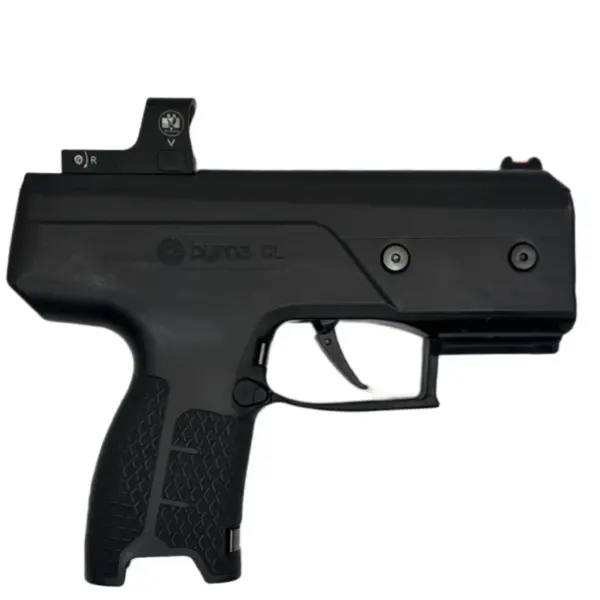 S.A. Self Defense red dot sight for the Byrna CL s.a. side w byrna cl