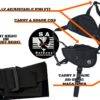 S.A. Self defense Shoulder Holster for the Byrna SD, LE and CL FEATURES