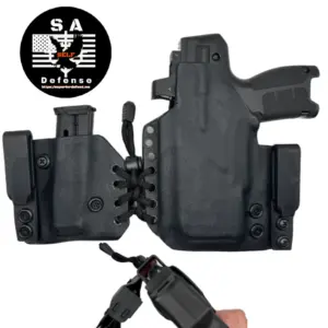 S.A. Self Defense Holster for Byrna CL & 5 round magazine IWB or OWB main with cl