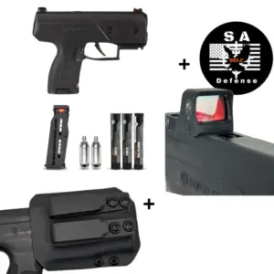 Byrna CL Ready-to-Defend Pack – Launcher + Dot Sight + Holster bundle