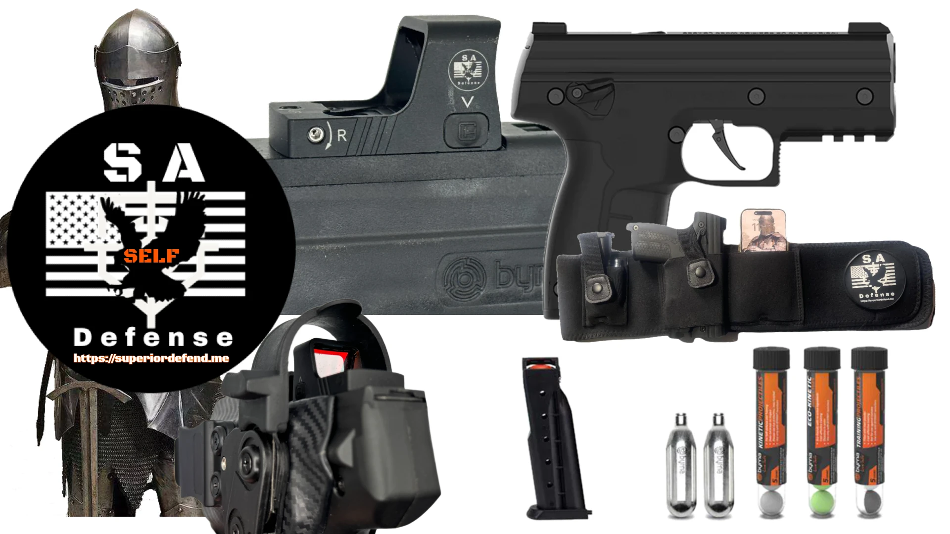 Best deal for the Byrna CL with free shipping and free holster2