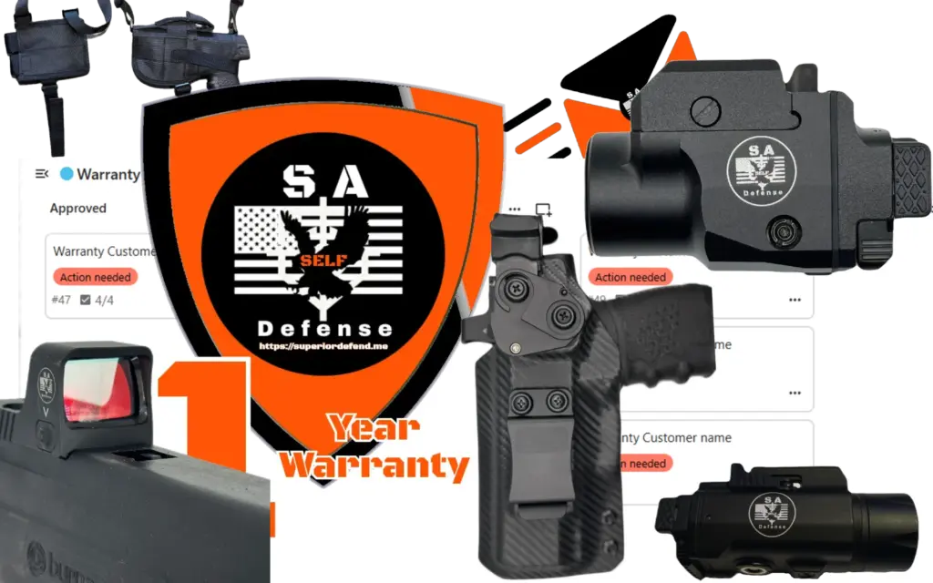 S.A. Self Defense Warranty System – Built for Confidence, Backed by Care 3 S.A. Self Defense Products for warranty