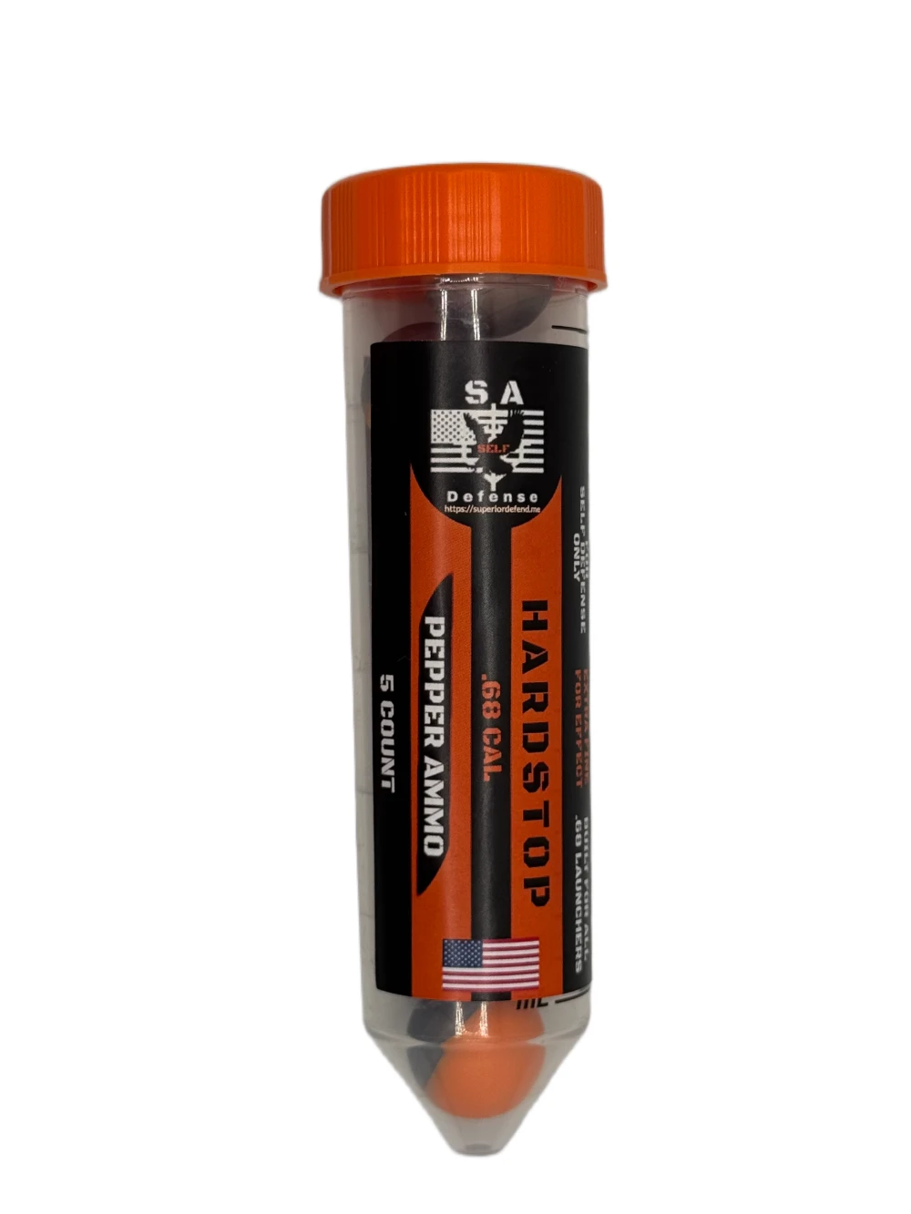 S.A. Self Defense .68 Cal HardStop Pepper Spray Ammo / Projectiles 5 S.A. Self Defense .68 Cal HardStop Pepper Spray Ammo / Projectiles - Image 5