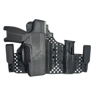 S.A. Self defense Byrna CL and .61 magazine holster with matchpoint backing