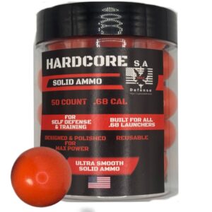 S.A. Self Defense Hardcore .68 ammo for byrna sd and le main