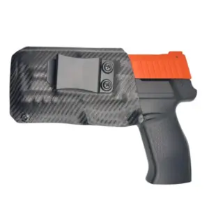 S.A. Self Defense P2P Secure OWB Holster side profile showing molded Kydex shape