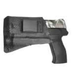 P2P Secure OWB Holster With S.A. Self Defense Laser Light attached