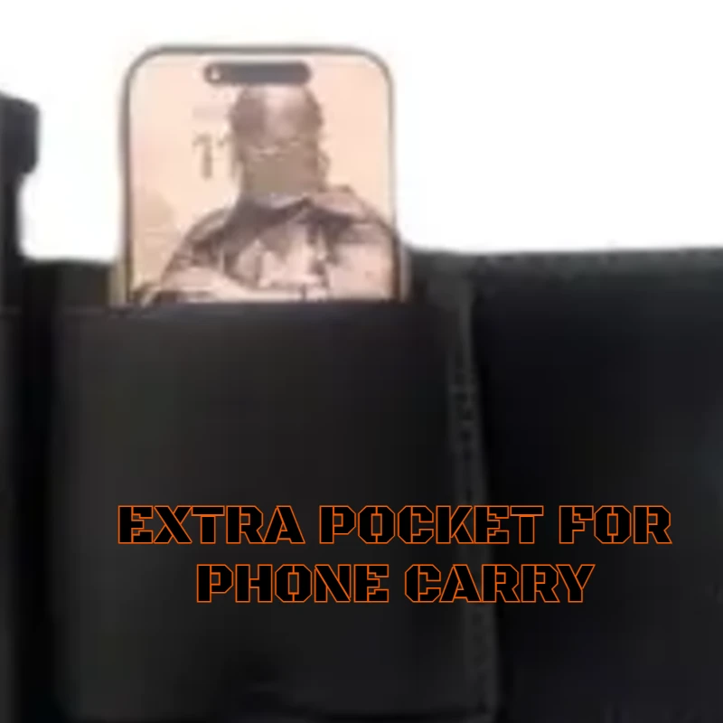 P2P Secure Running / Belly Band Holster 5 S.A. Self Defense Runnign Bellyband holster for P2P Secure 68. EXRTRA POCKET FOR PHONE CARRY