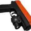 S.A. Self Defense mini Laser Light Sight 1300 lumens for the P2P Secure 68P with P2P Secure 68P shown angle