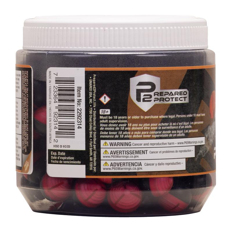 🔴 P2P Core Defense Pepper Rounds .68 Cal – Steel Core (100 Count) 7 2292314 Core Defense .68 cal Pepper Rounds 100ct Jar_alt3