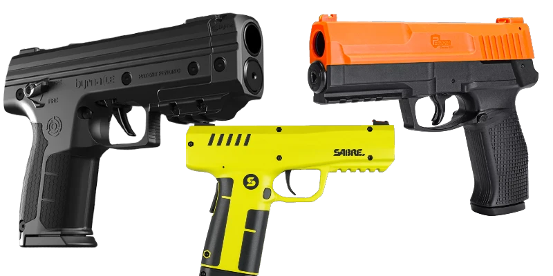 Byrna, Sabre and P2P Secure holsters from S.A. Self Defense