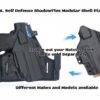 Modular shell shadowflex