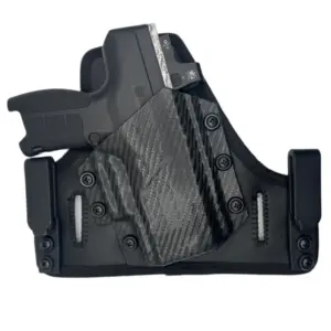 S.A. Self Defense Holster IWB and OWB with backing for Byrna CL