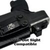S.A. Self Defense Kydex Holster For and Fits Byrna CLXL with Byrna LASER optic comptiable angle