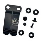 S.A. self Defense Holster Mono block metal Clip with screws and hardware