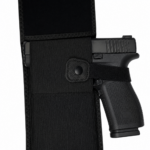 Large secondary firearm holster for s.a. self defense bellyband