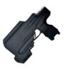 S.A. Self Defense Holster fits the Byrna Cl with Olight attached byrna cl sliding in front