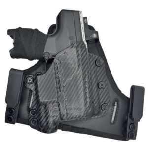 S.A. Self Defense shadowflex holster for Byrna CL with Olight attached