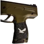 Byrna CL Handle Grip Rubber with eagle image white by S.A. Self Defense