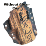 S.A. Self Defense Pepper gun holsters without clearcoat added