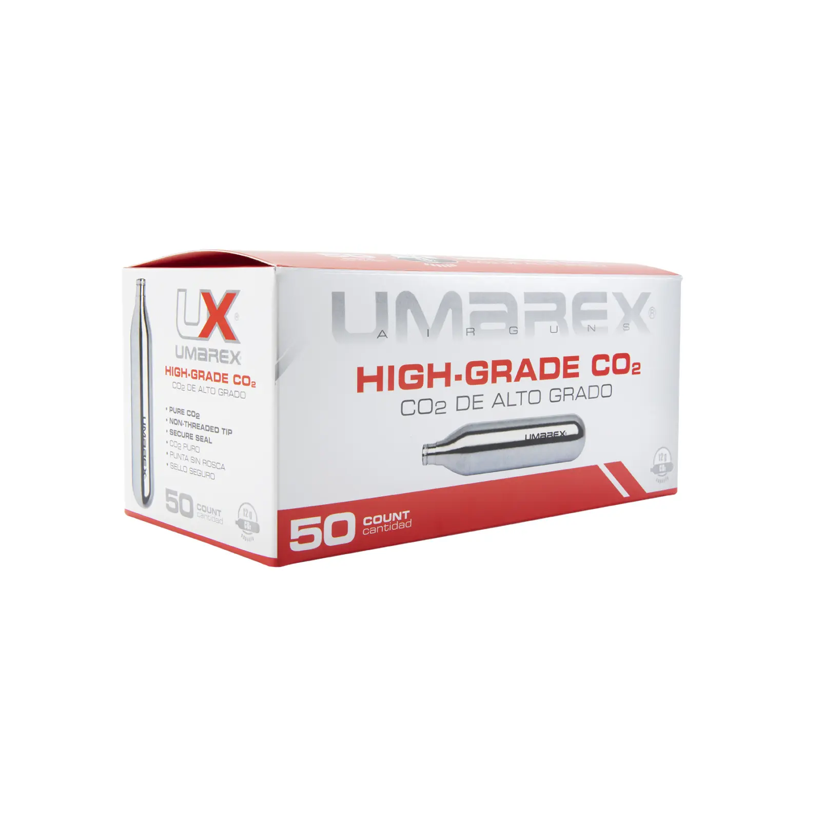 UX 12G CO2 CYLINDERS-50 COUNT 4 12g C02 cylinders (50 pk) — Gallery image 3